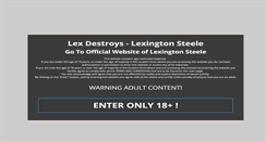 Desktop Screenshot of lexdestroys.com
